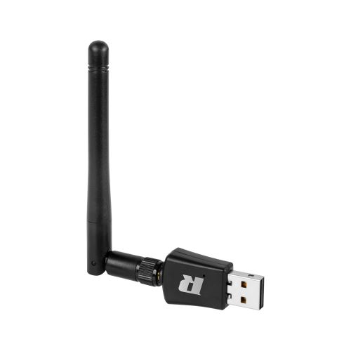 Rebel WiFi síťová karta 5GHz 802.11 a/c/b/g/n USB adaptér s anténou černý KOM0640-5